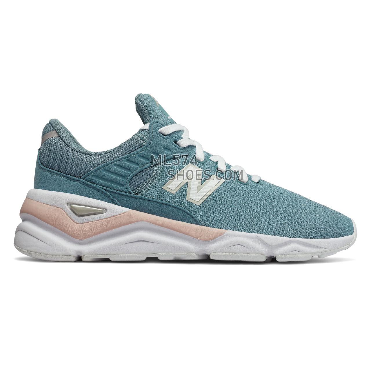 New Balance X-90 - Women's Sport Style Sneakers - Bluefog with Oyster Pink - WSX90CYC