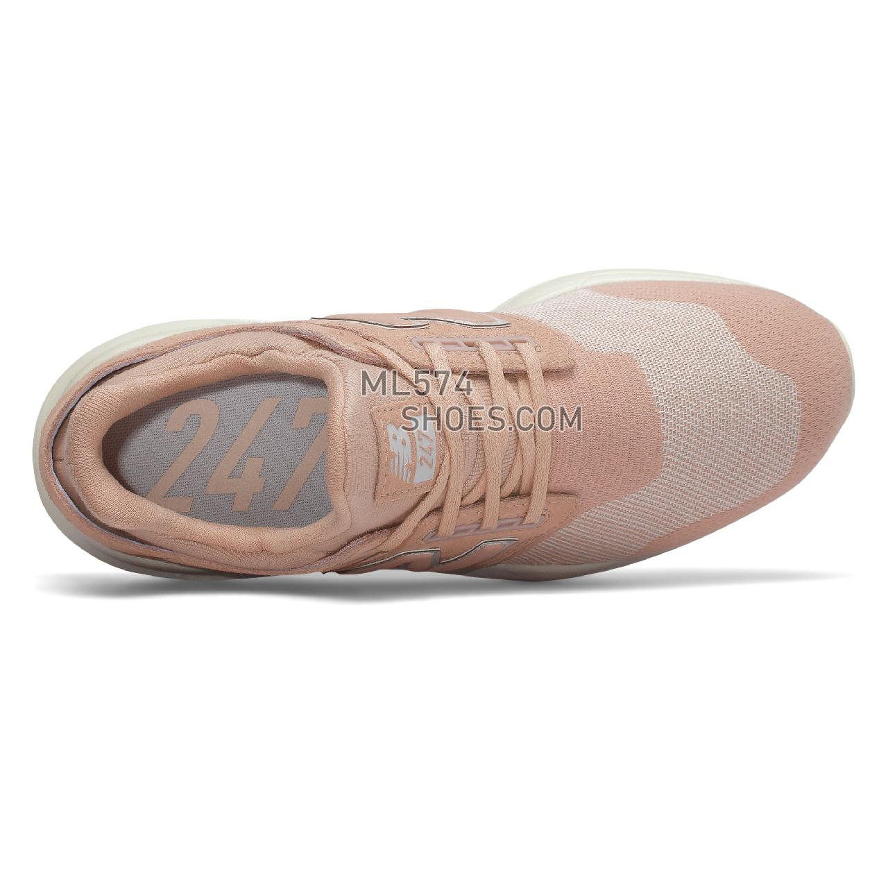 New Balance 247 - Women's Sport Style Sneakers - Pink Sand with Moonbeam - WS247HPC