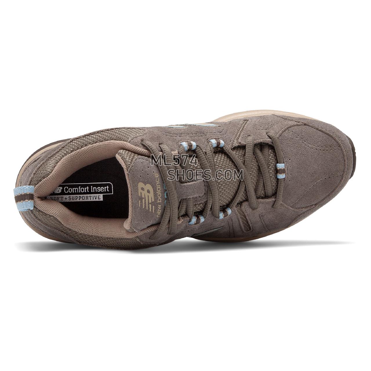 New Balance 608v5 - Women's Everyday Trainers - Bungee Chocolate with Brick and Wren - WX608UB5