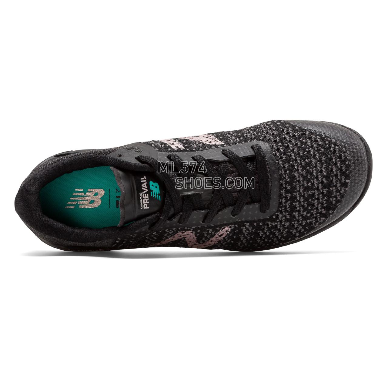 New Balance Minimus Prevail - Women's Workout - Black with Magnet and Champagne Metallic - WXMPLB1