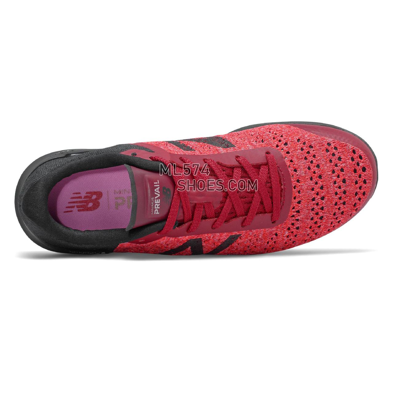 New Balance Minimus Prevail - Women's Workout - Neo Crimson with Candy Pink and Black - WXMPCP1