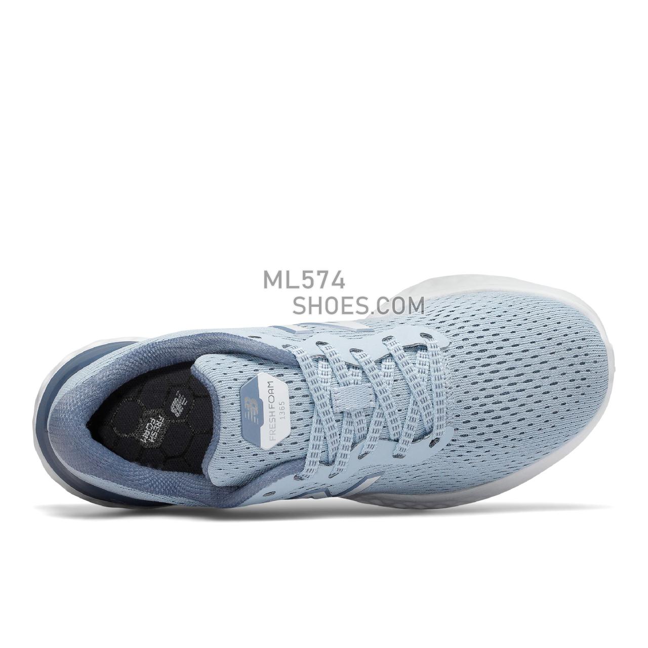 New Balance Fresh Foam 1365 - Women's Walking - Chambray with Winter Sky and Silver Metallic - WW1365LB