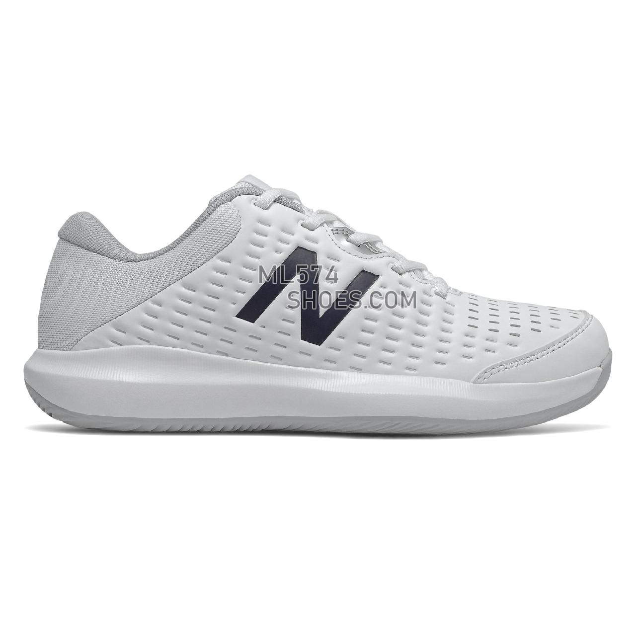 New Balance 696v4 - Women's Tennis - White with Pigment - WCH696W4