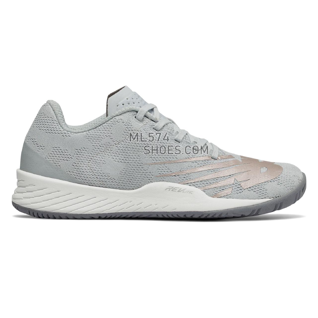 New Balance 896v3 - Women's Tennis - Grey with Champagne and Light Mango - WCH896M3