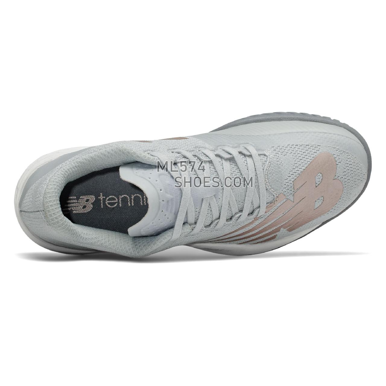 New Balance 896v3 - Women's Tennis - Grey with Champagne and Light Mango - WCH896M3