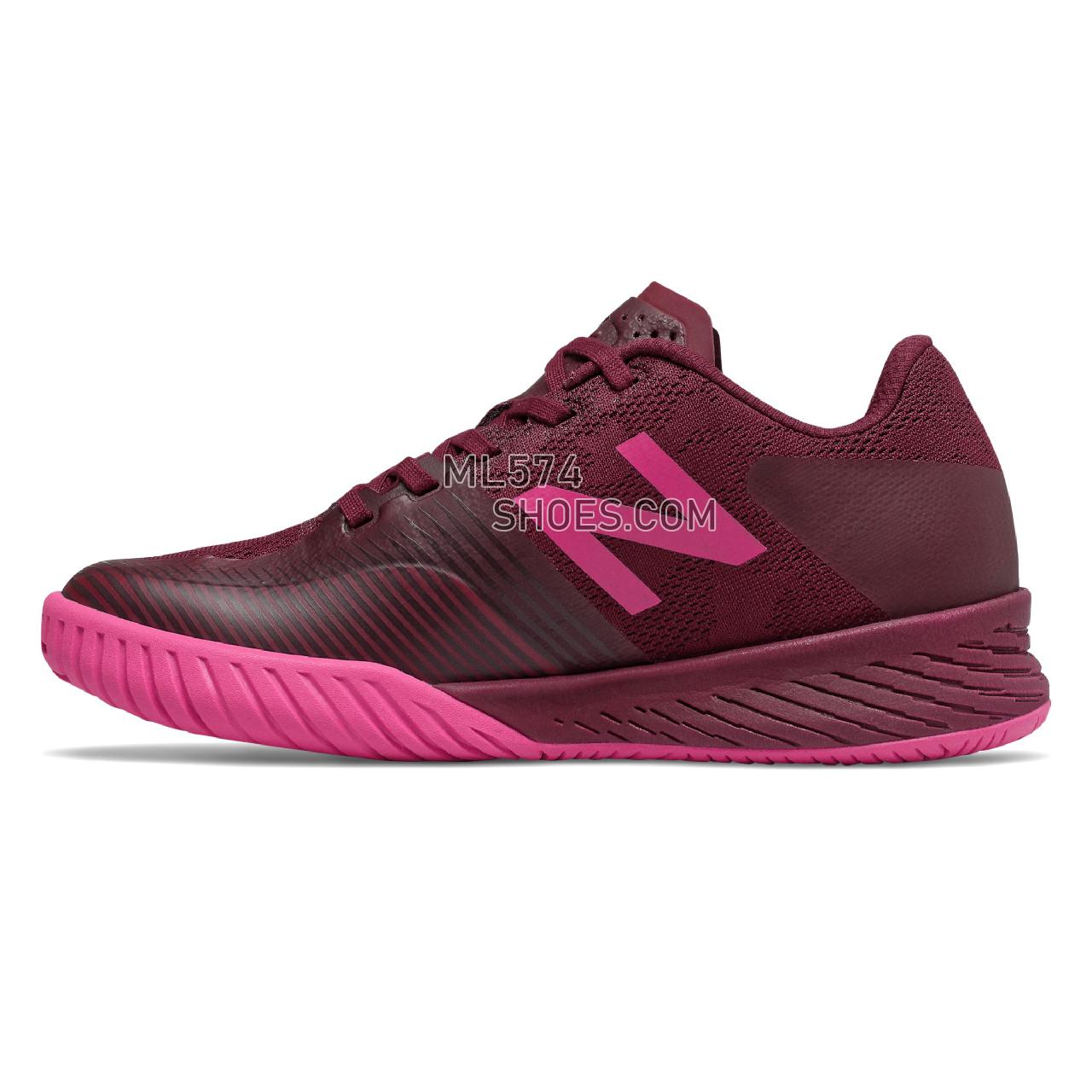 New Balance 896v3 - Women's Tennis - Burgundy with Vivid Coral - WCH896P3