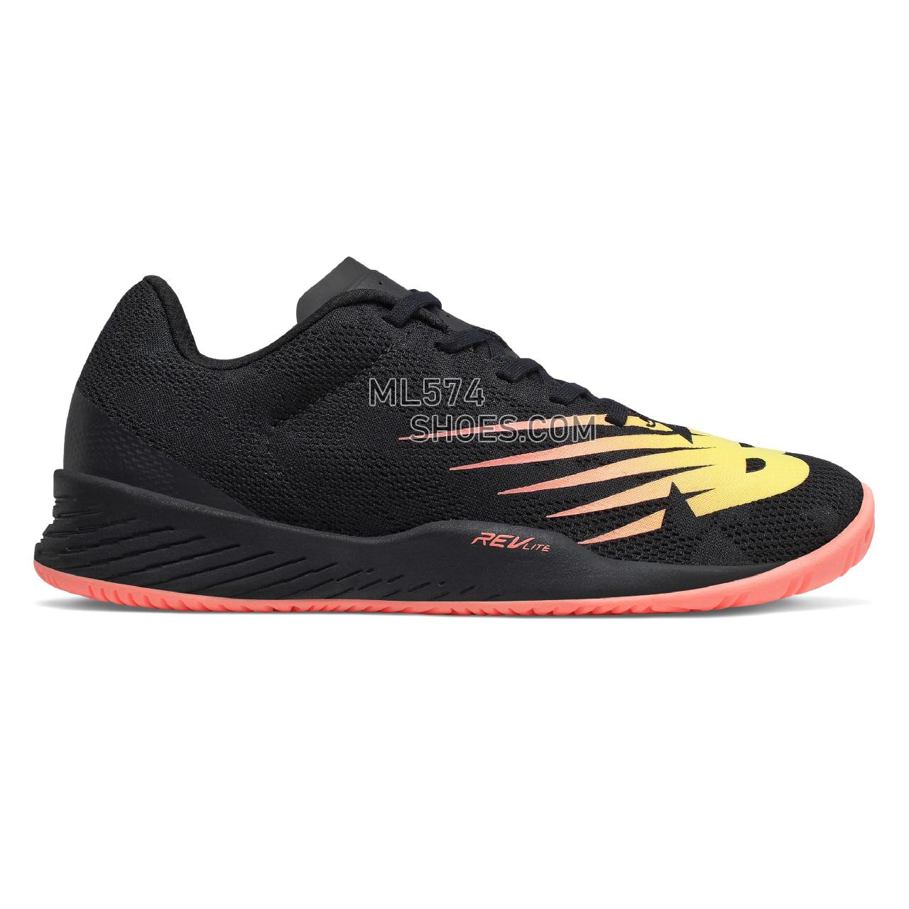 New Balance 896v3 - Women's Tennis - Black with Ginger Pink and Yellow - WCH896L3