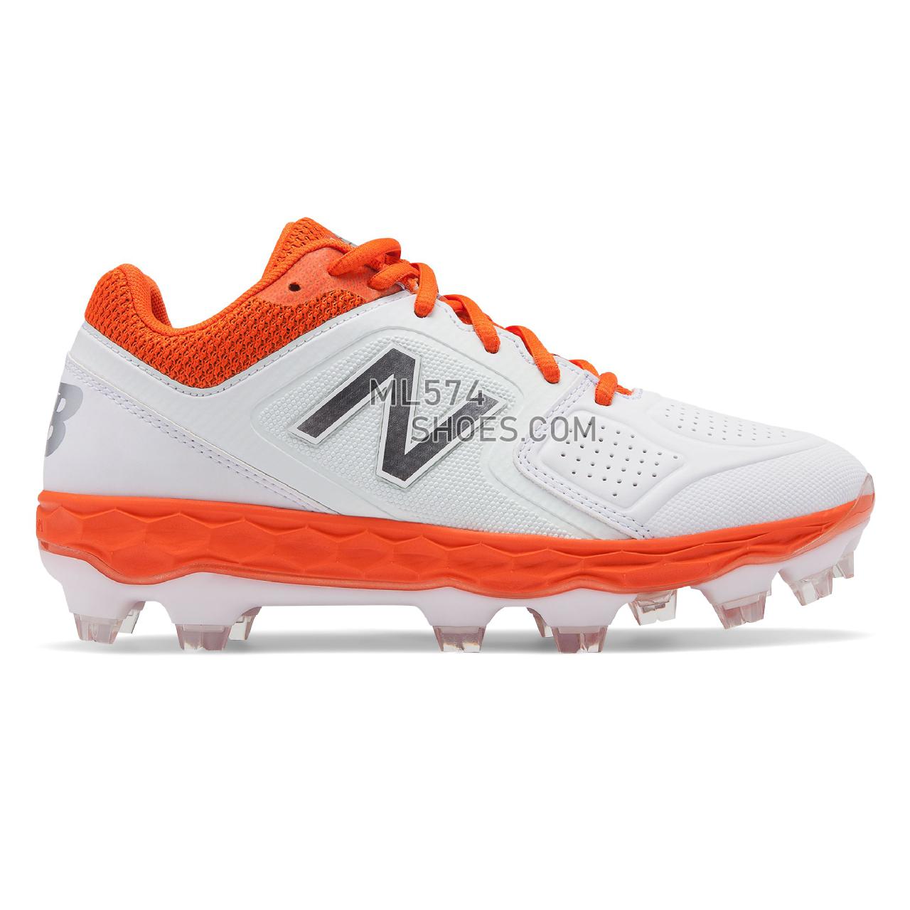 New Balance Fresh Foam SPVELO - Women's Softball - Orange with White - SPVELOO1