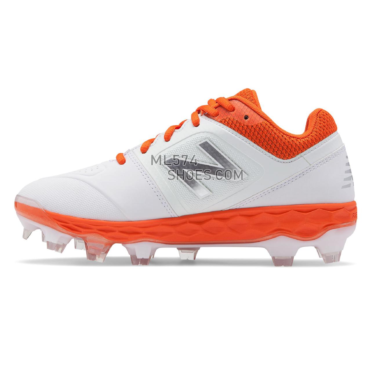 New Balance Fresh Foam SPVELO - Women's Softball - Orange with White - SPVELOO1
