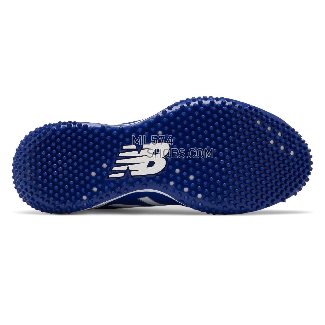 New Balance Fusev2 Turf - Women's Softball - Royal Blue with White - STFUSEB2