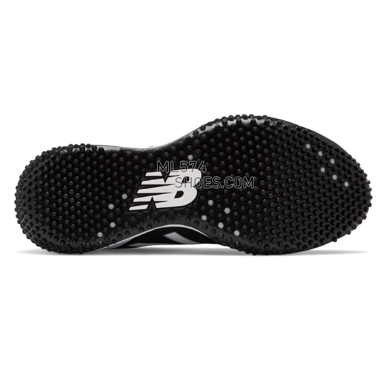 New Balance Fusev2 Turf - Women's Softball - Black with White - STFUSEK2