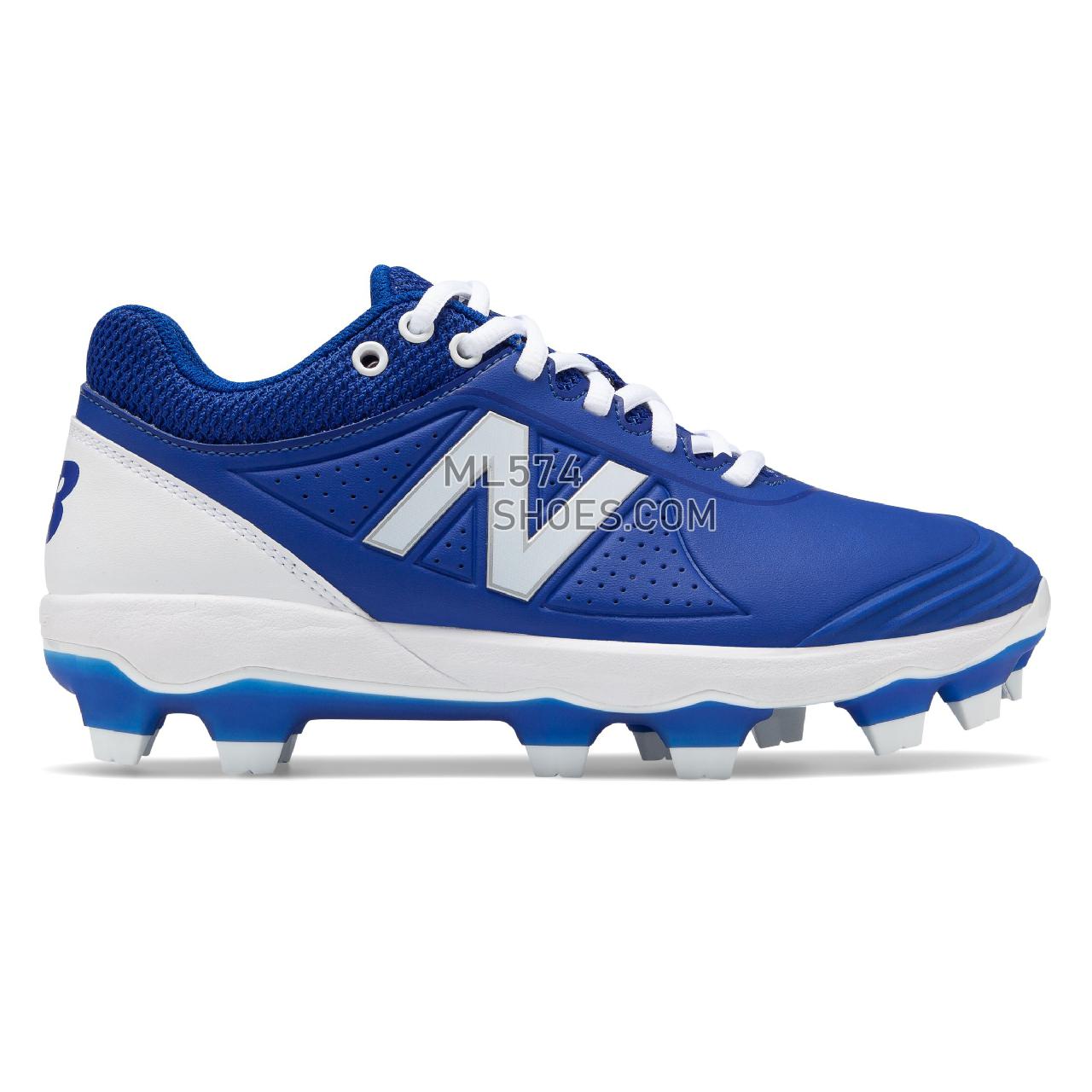 New Balance Fusev2 TPU - Women's Softball - Royal Blue with White - SPFUSEB2