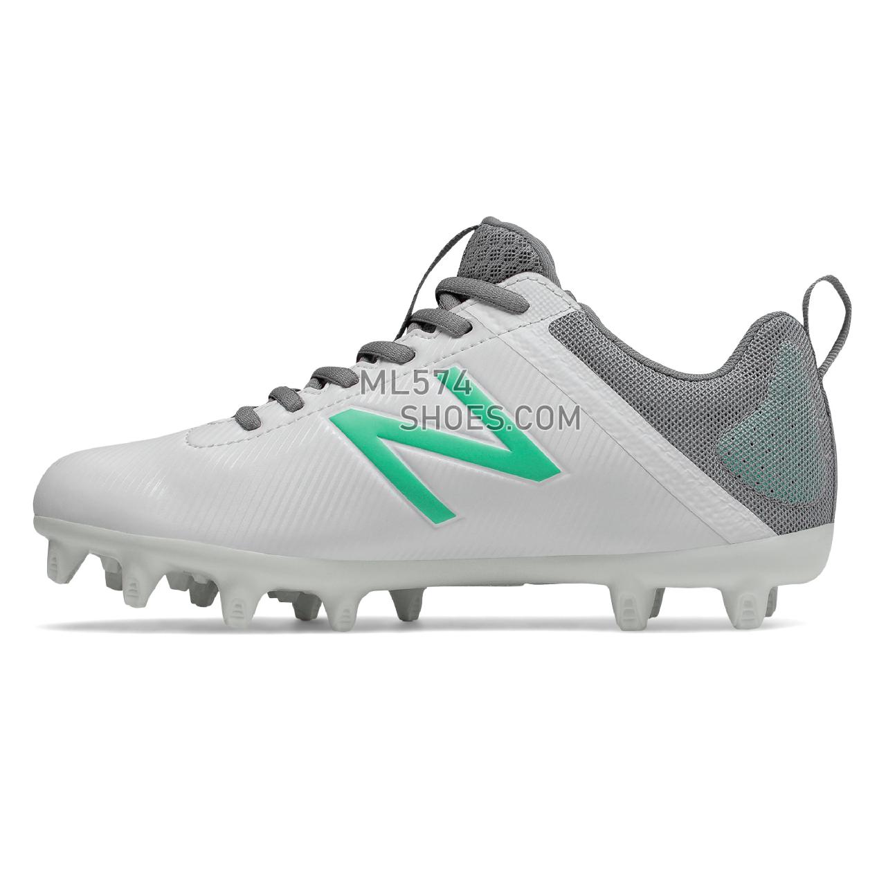 New Balance NB Draw - Women's Cleats - White with Emerald - WDRAWWE