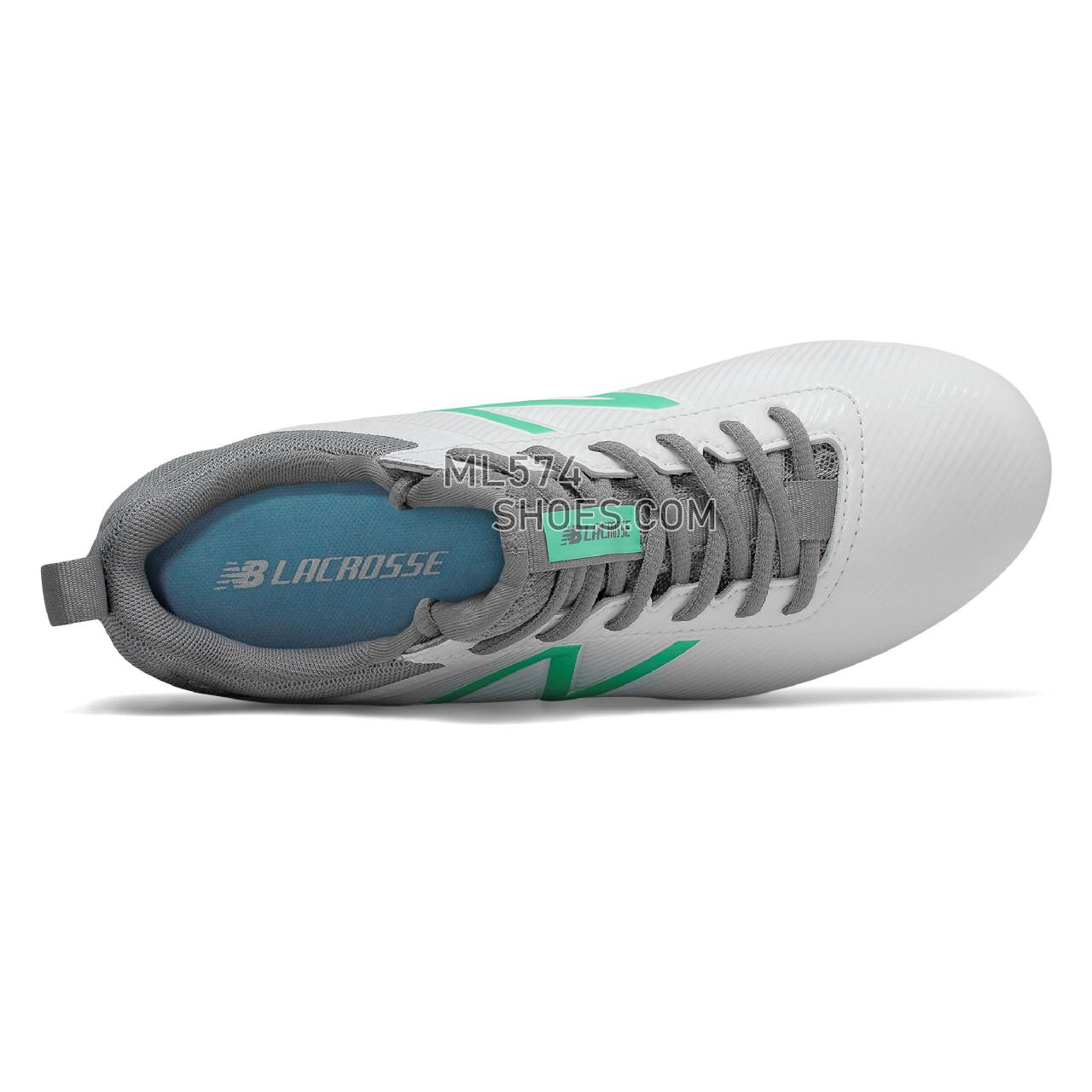 New Balance NB Draw - Women's Cleats - White with Emerald - WDRAWWE