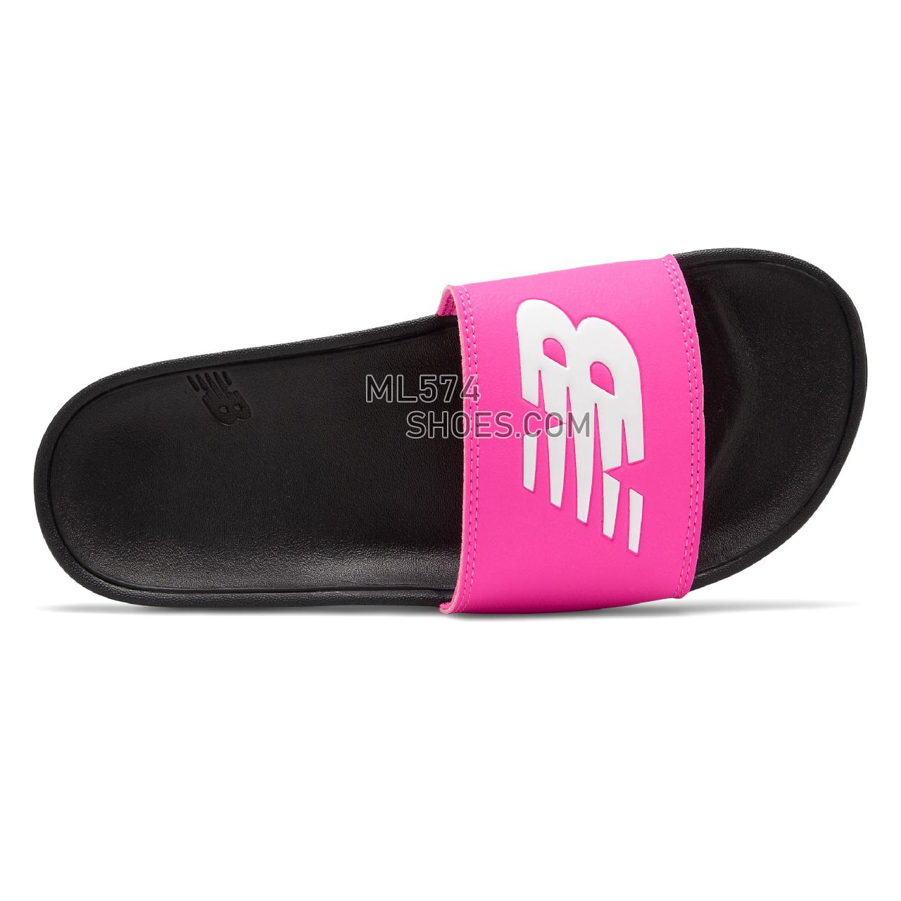 New Balance 200 - Women's Flip Flops - Black with Pink - SWF200P1