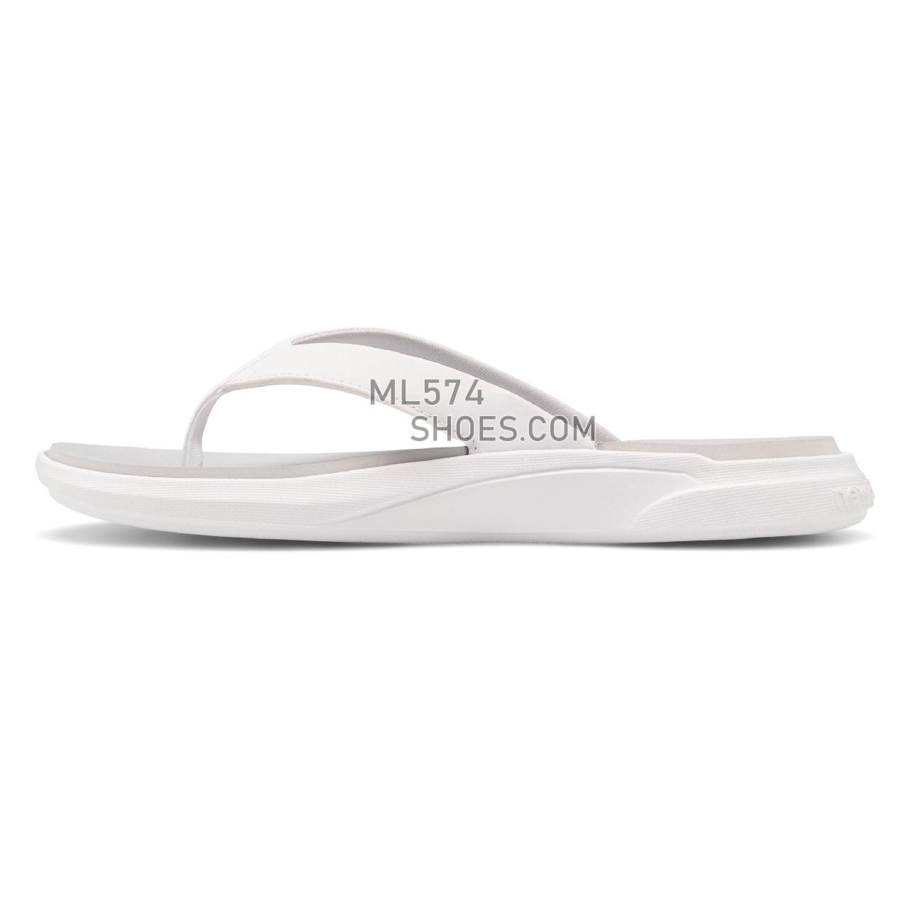 New Balance 340 - Women's Flip Flops - White with Summer Fog - SWT340W1