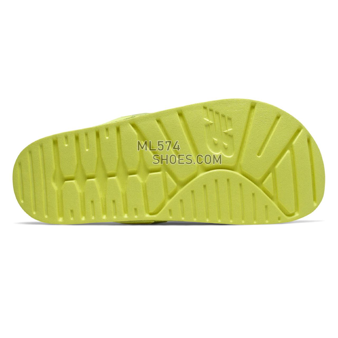 New Balance 202 - Women's Flip Flops - Lemon Slush with Munsell White - SWF202LW