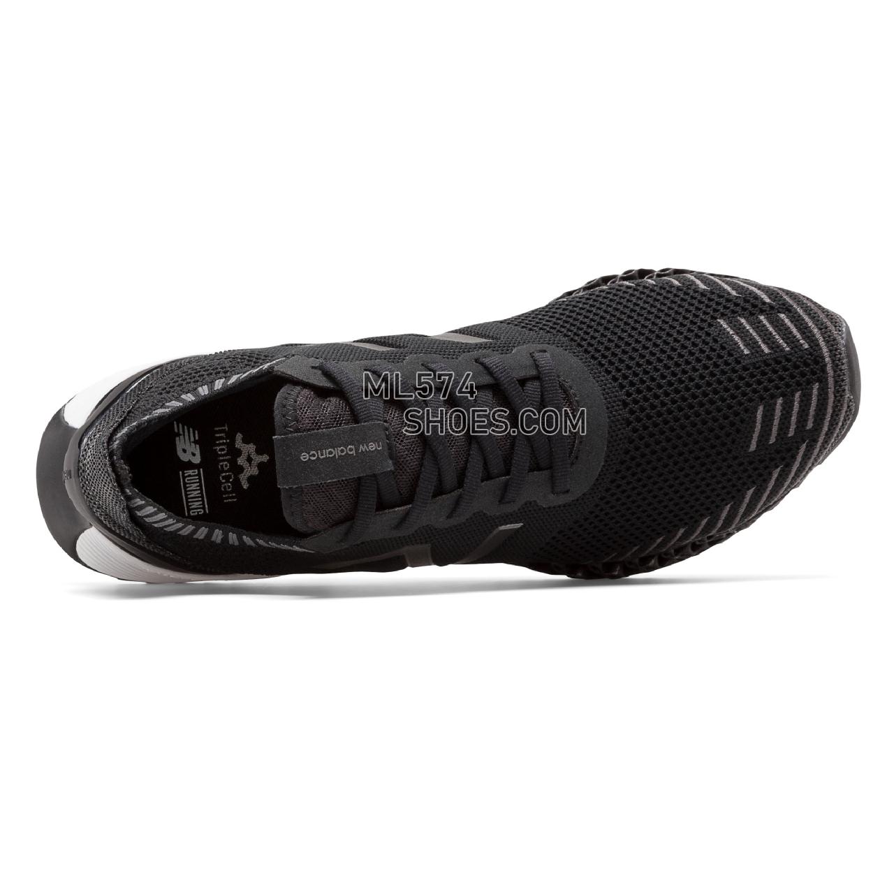 New Balance FuelCell Echo Triple - Men's Fuelcell TripleCell Echo MTRPBV1-26124-M - Black with Magnet and Gunmetal - MTRPBBR