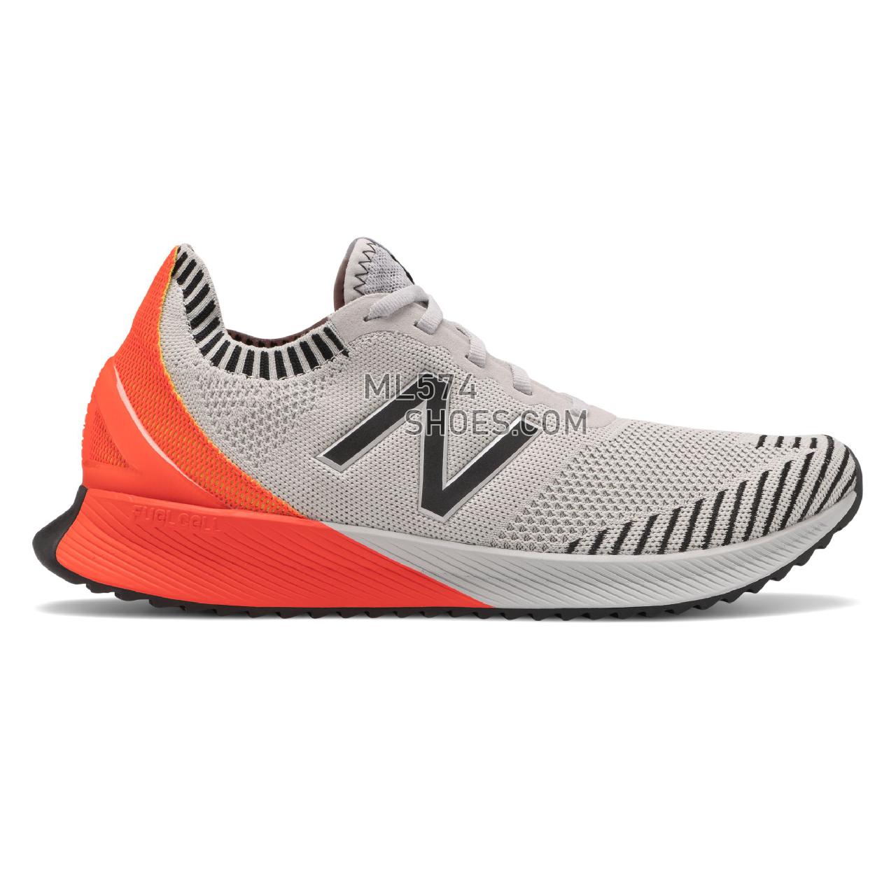 New Balance FuelCell Echo - Men's FuelCell Echo Running - Light Aluminum with Neo Flame - MFCECCG