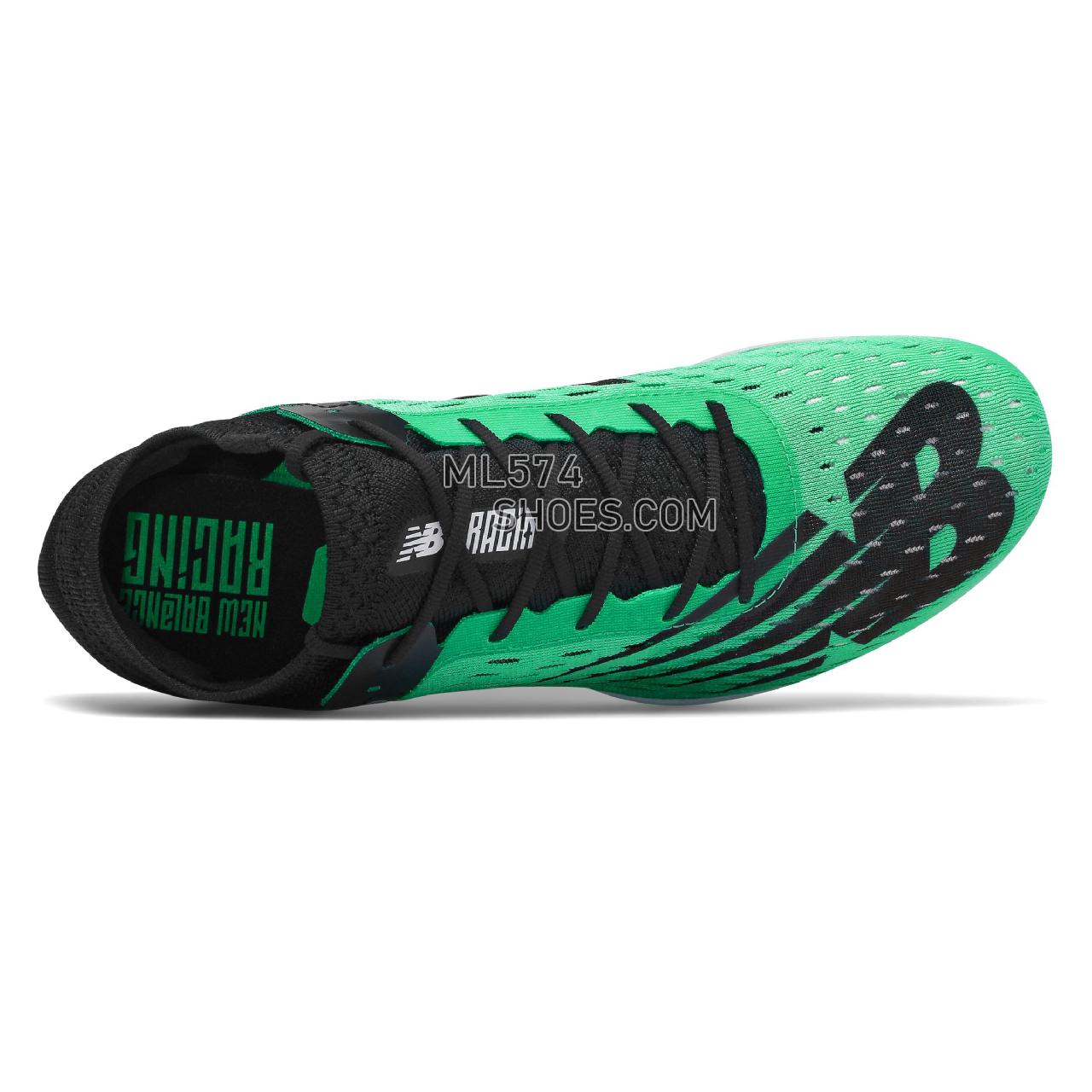 New Balance MD800v6 Spike - Men's MD800v6 Spike Running - Neon Emerald with Black - MMD800G6