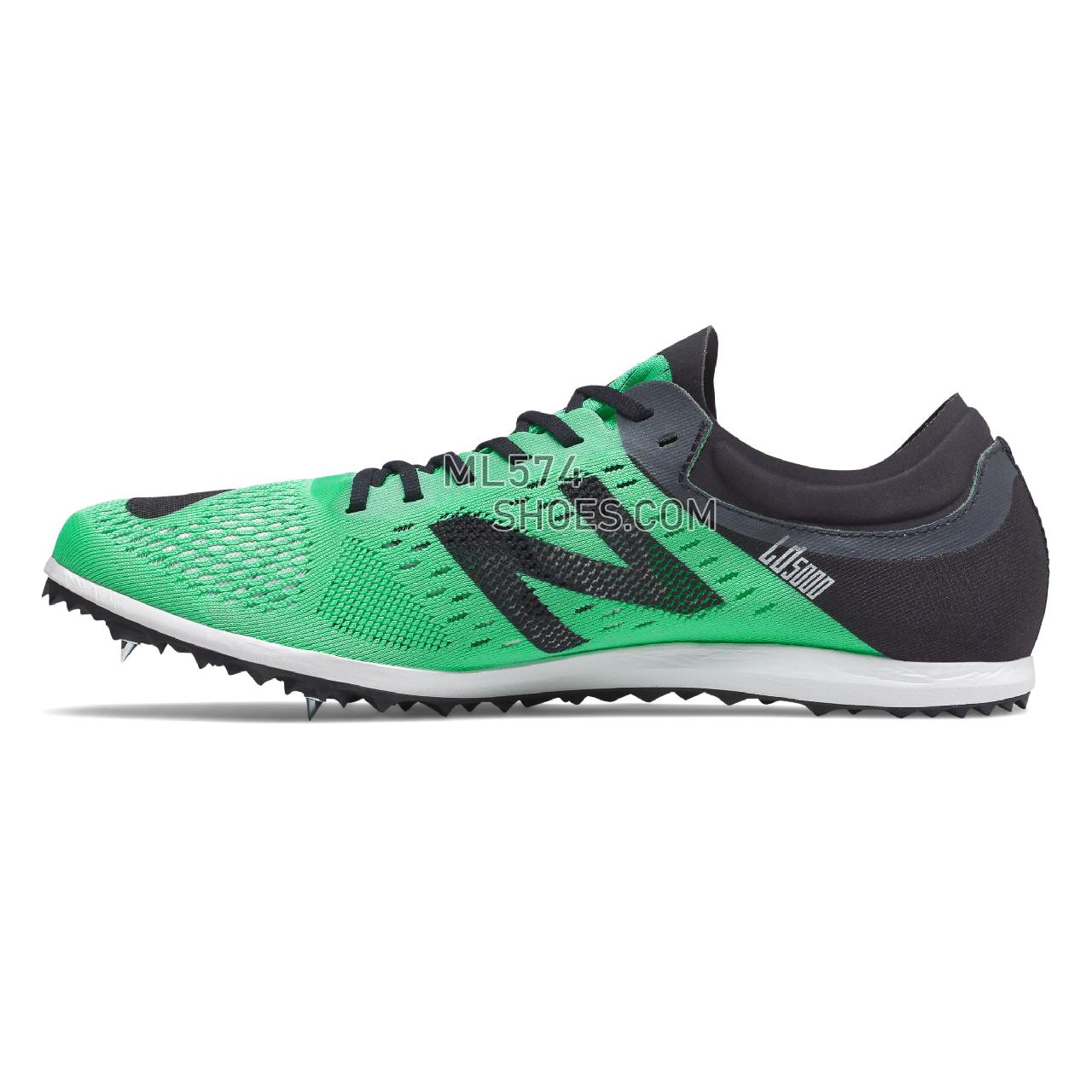 New Balance LD5000v6 Spike - Men's LD5000v6 Spike Running - Neon Emerald with Black - MLD5KGB6
