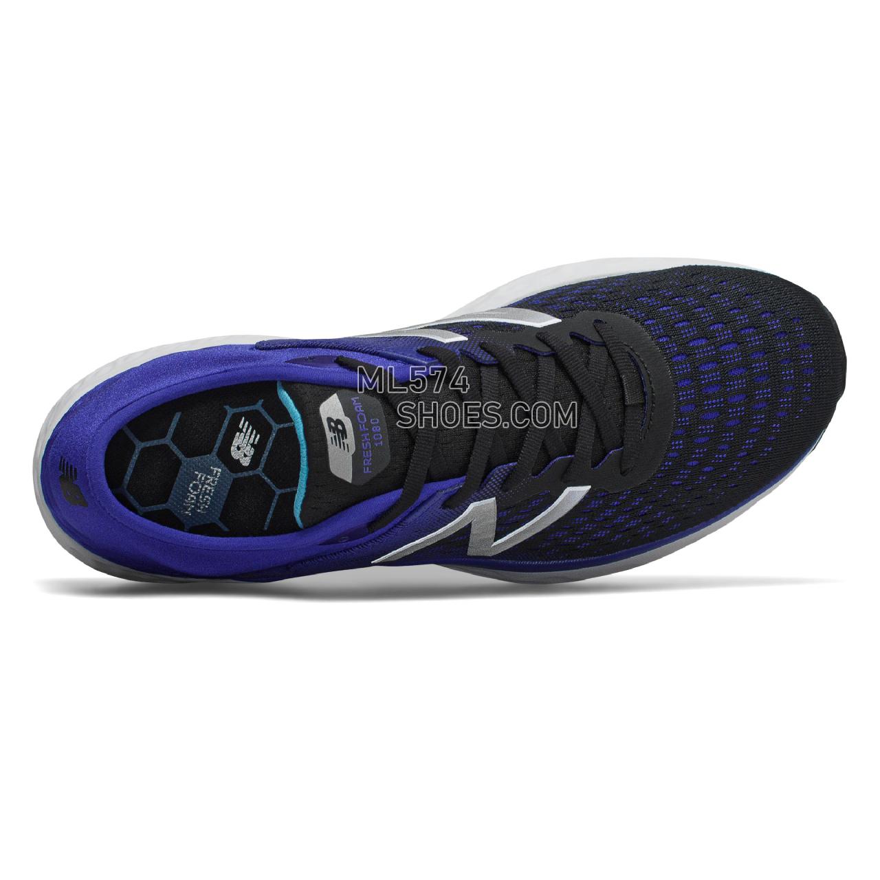 New Balance Fresh Foam 1080v9 - Men's Fresh Foam 1080v9 - UV Blue with Black and Bayside - M1080UV9