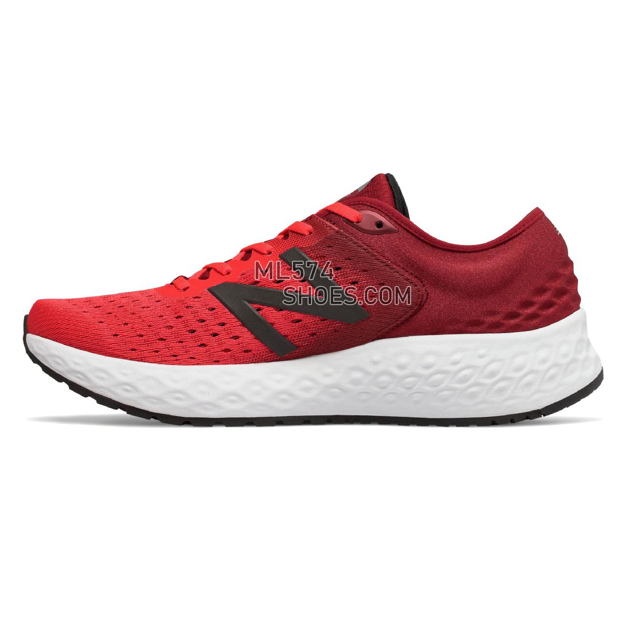 New Balance Fresh Foam 1080v9 - Men's Fresh Foam 1080v9 Running - Energy Red with NB Scarlet and Black - M1080RB9