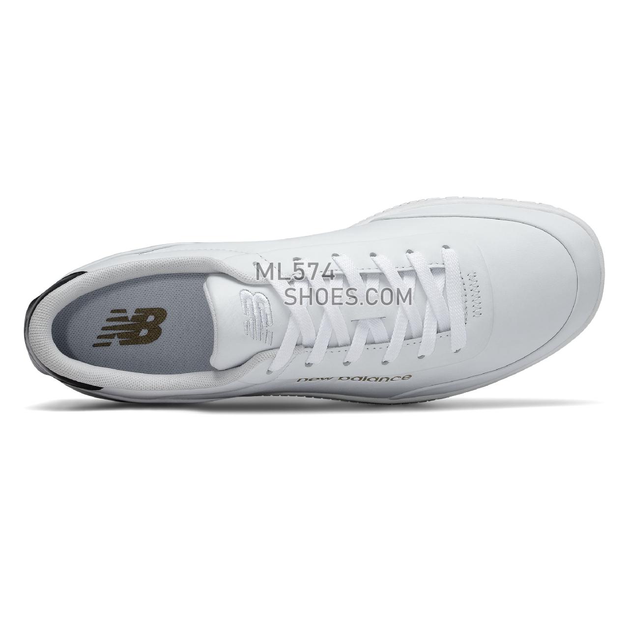 New Balance CT Alley - Men's CT Alley Classic - White with Black - CTALYMSJ