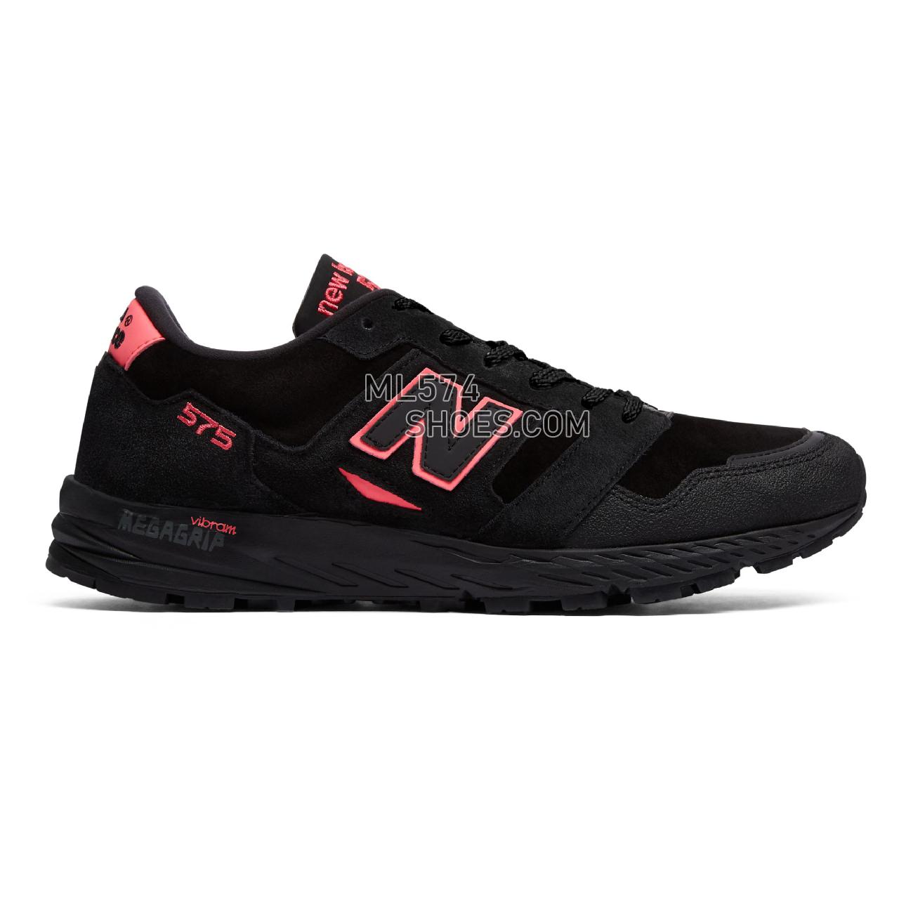 New Balance Made in UK MTL575 - Men's MTL575 Made in UK Classic - Black with Pink - MTL575NE