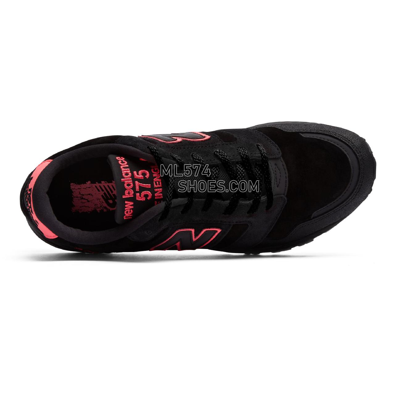 New Balance Made in UK MTL575 - Men's MTL575 Made in UK Classic - Black with Pink - MTL575NE