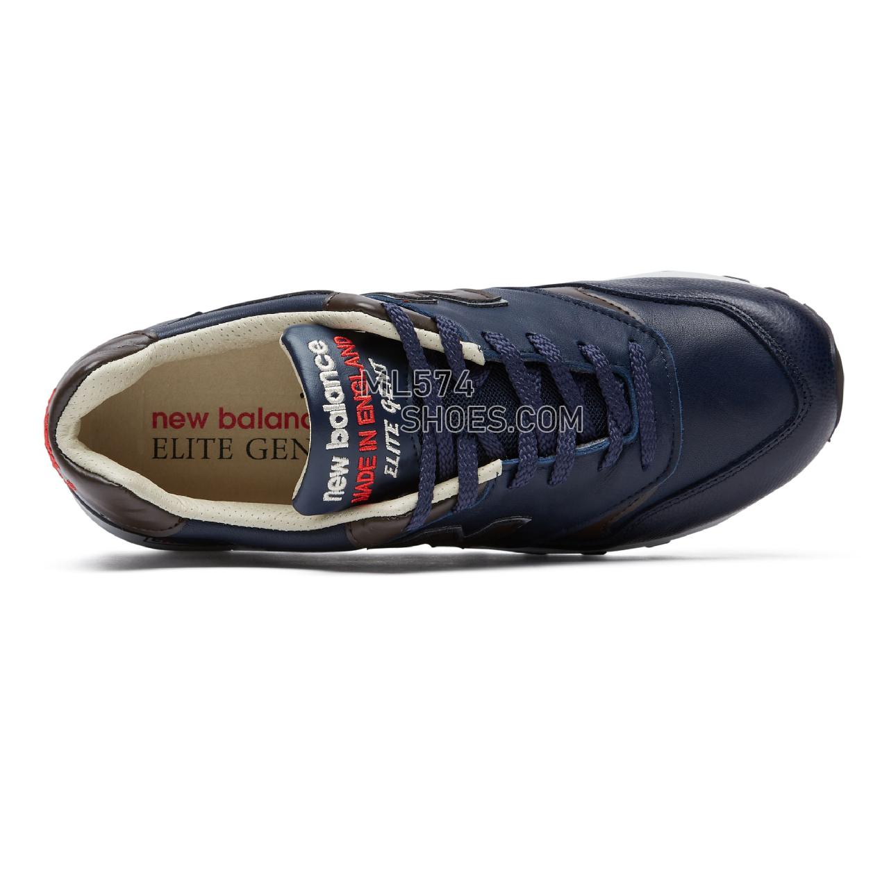 New Balance Made in UK 577 - Men's Made in UK 577 Classic ML577V1-27391-M - Navy with Brown and Red - M577GNB