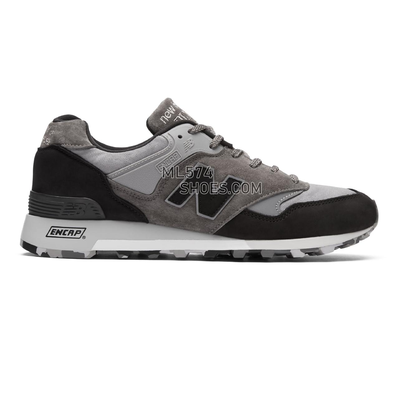 New Balance Made in UK 577 - Men's Made in UK 577 Classic ML577V1-27413-M - Dark Grey with Black and Light Grey - M577SOP