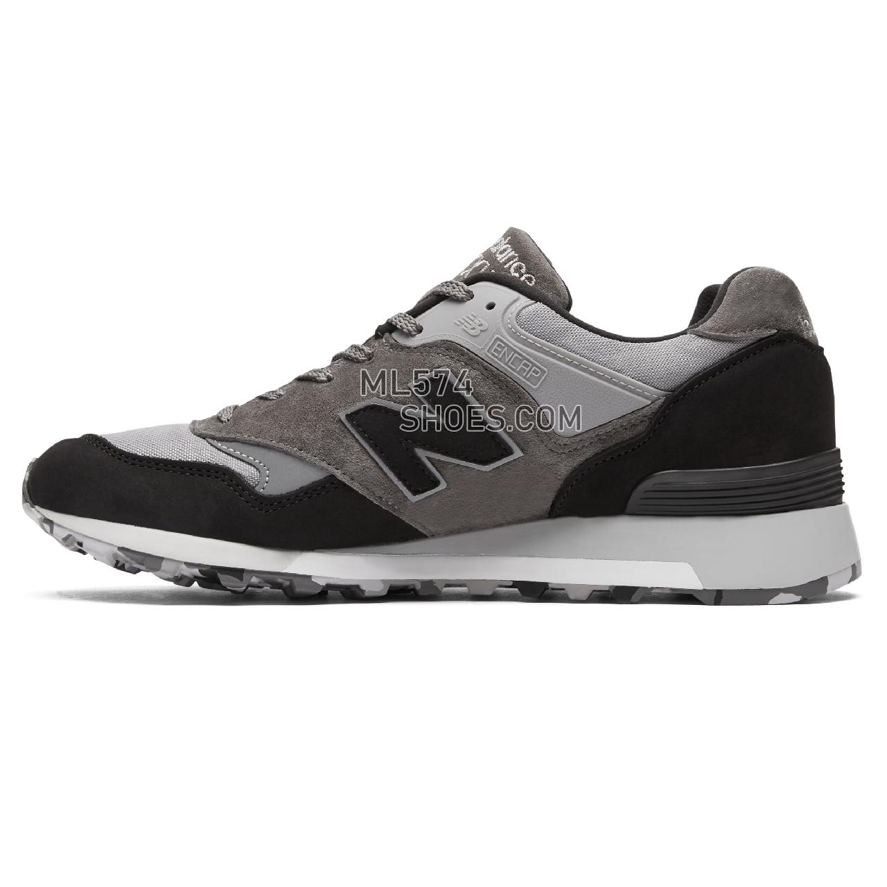 New Balance Made in UK 577 - Men's Made in UK 577 Classic ML577V1-27413-M - Dark Grey with Black and Light Grey - M577SOP