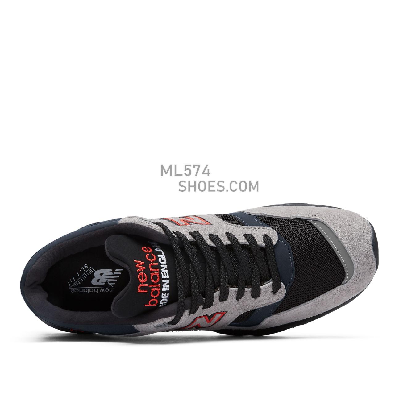 New Balance Made in UK 1530 - Men's Made in UK 1530 - Grey with Black and Red - M1530VA
