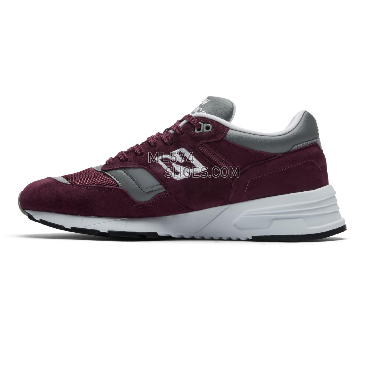 New Balance Made in UK 1530 - Men's Made in UK 1530 - Burgundy with Grey and White - M1530BUR