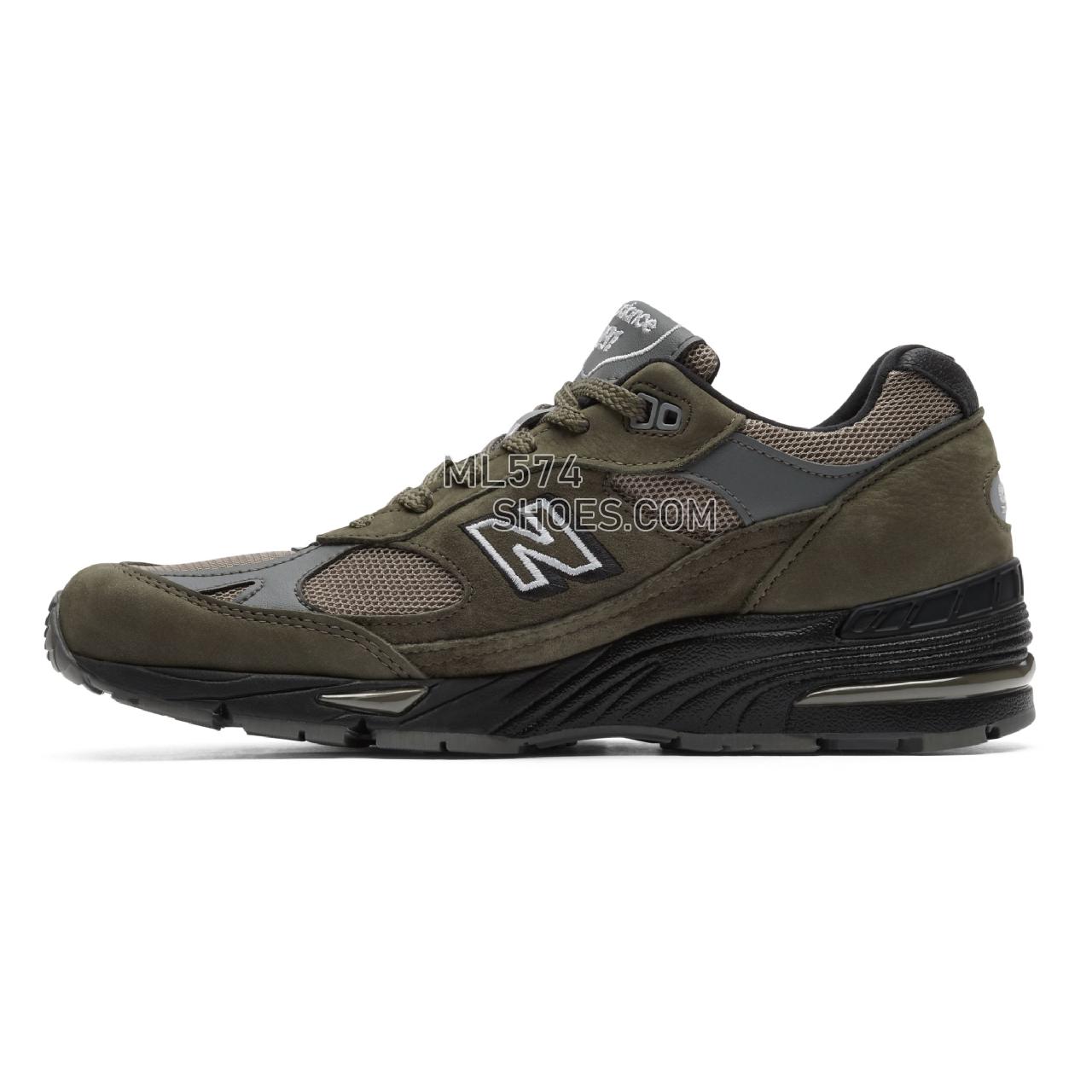 New Balance Made in UK 991 Desert Shade - Men's Made in UK 991 Desert Shade - Khaki with Sand and Grey - M991FDS