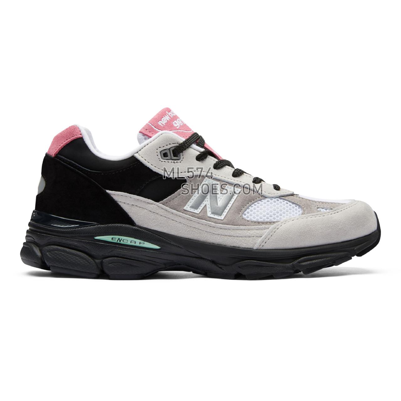 New Balance Made in UK 991.9 - Men's Made in UK 991.9 ML9919V1-27793-M - White with Black and Grey - M9919FR
