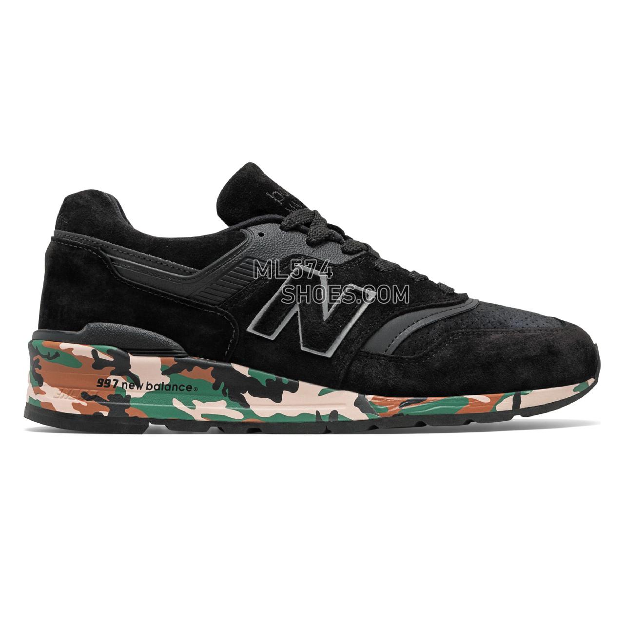 New Balance Made in US 997 - Men's Made in US 997 - Black with Silver - M997CMO