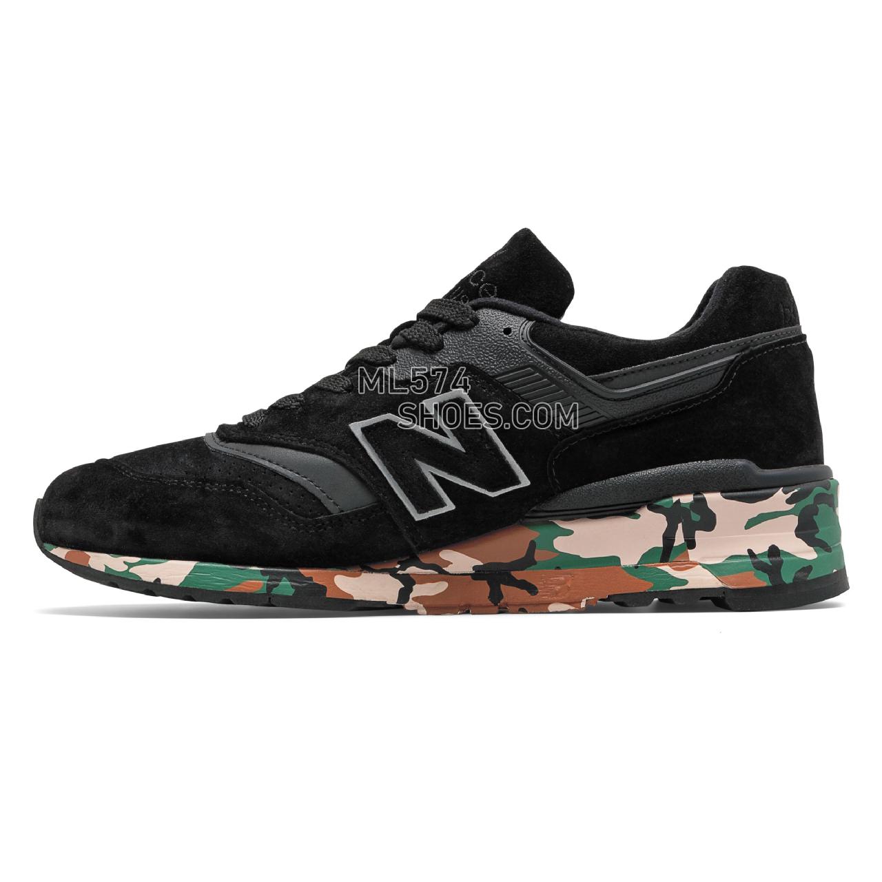 New Balance Made in US 997 - Men's Made in US 997 - Black with Silver - M997CMO