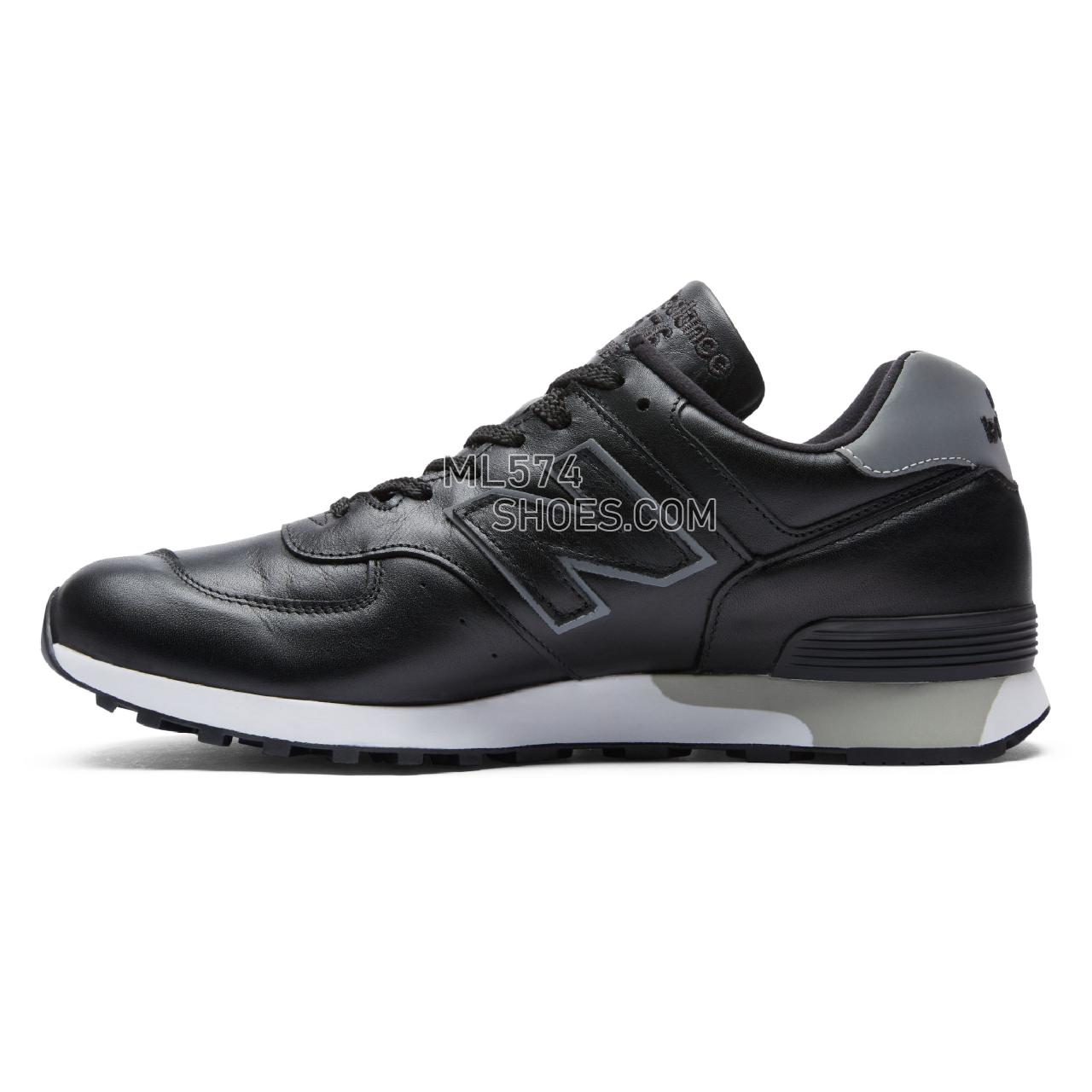 New Balance Made in UK 576 - Men's 576 Made in UK Classic M576-LL - Black with Silver and White - M576KKL