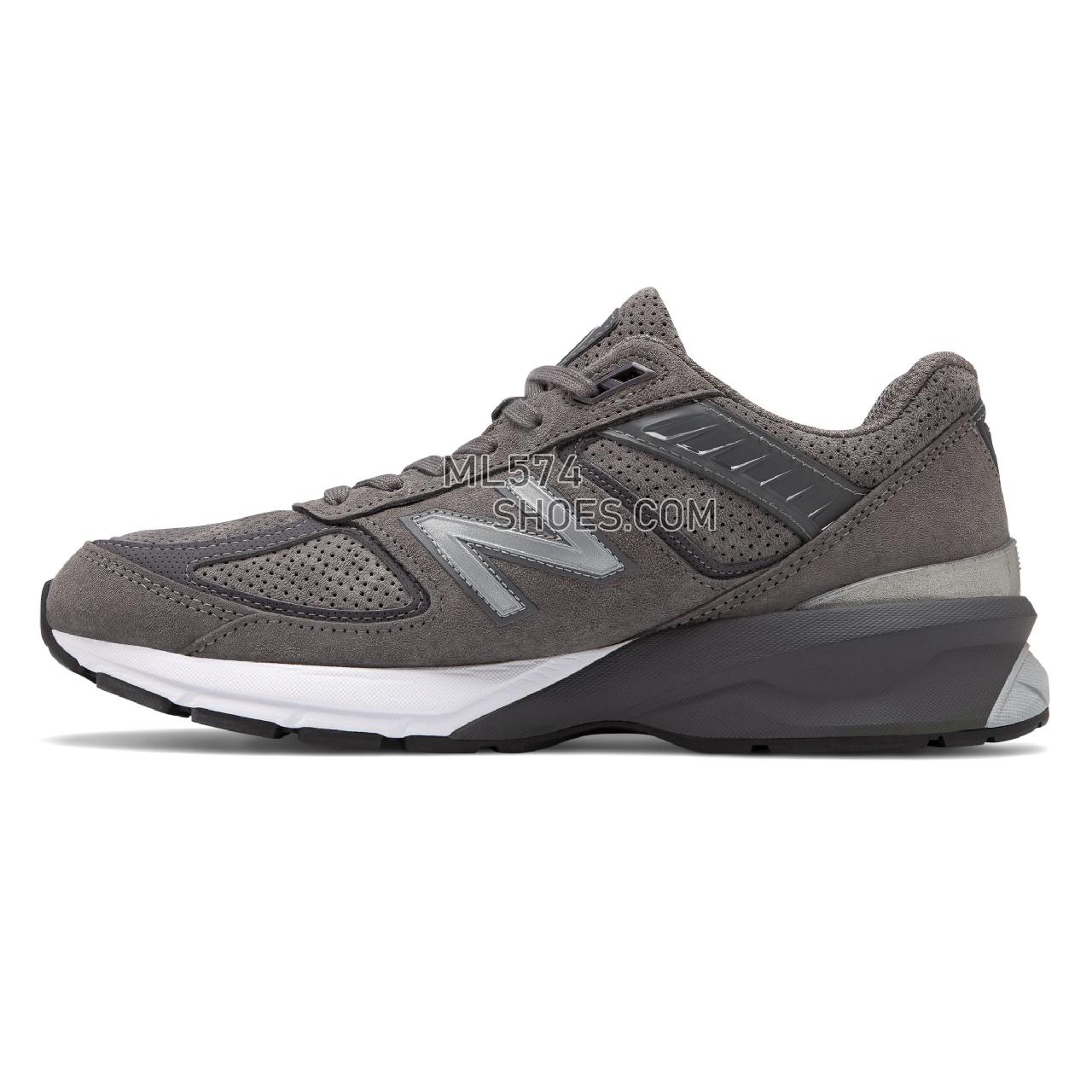 New Balance Made in US 990v5 - Men's Made in US 990v5 - Castlerock with Magnet and White - M990SG5