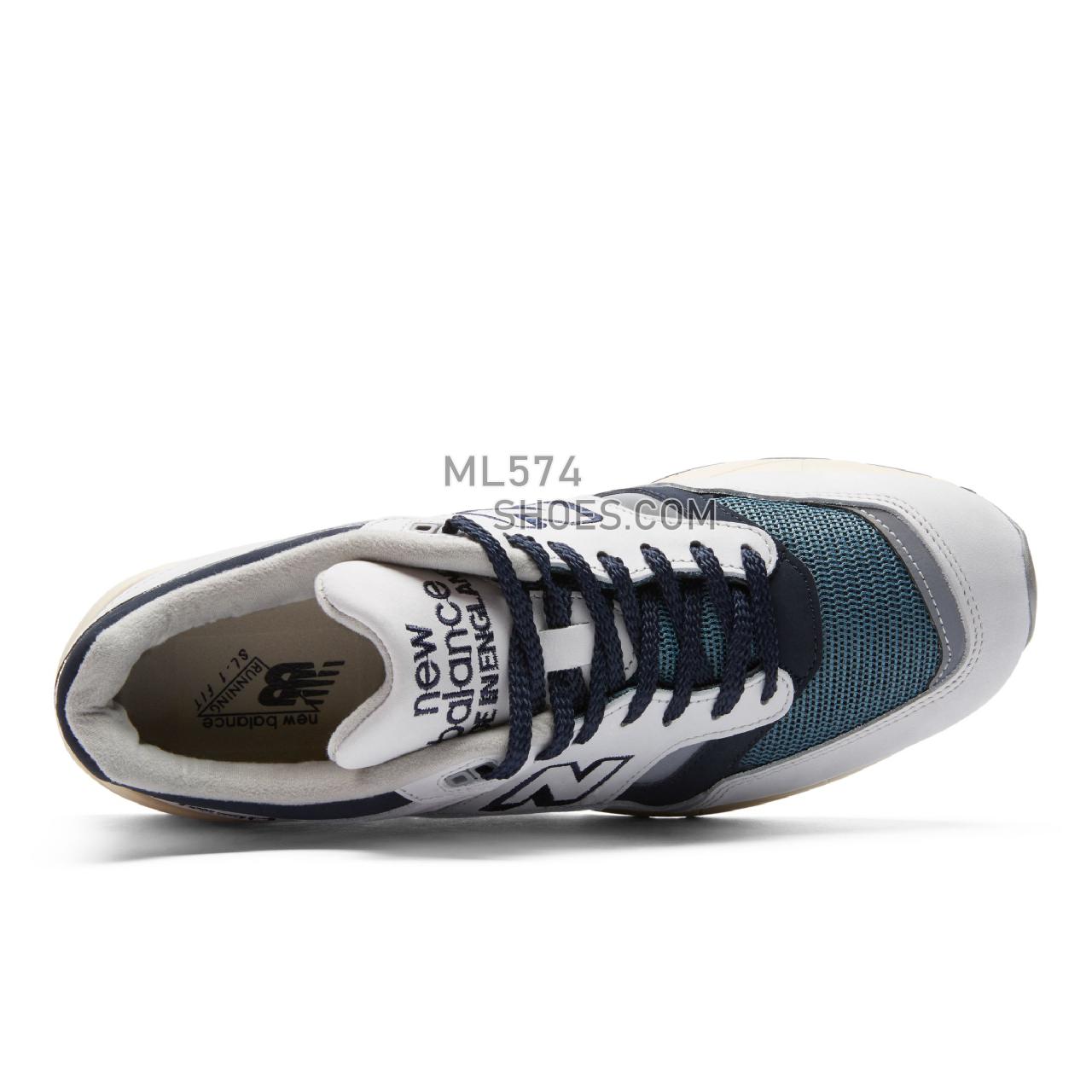 New Balance Made in UK 1530 - Men's 1530 Made in UK Classic M1530-RE - Grey with Navy and Petrol - M1530OGG