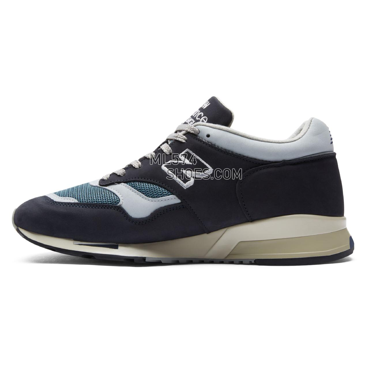 New Balance Made in UK 1500 Nubuck - Men's 1500 Nubuck - Navy with Grey and Petrol - M1500OGN