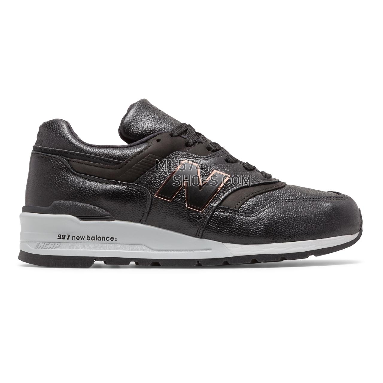 New Balance Made in US 997 - Men's Made in US 997 - Black with Grey - M997PAF