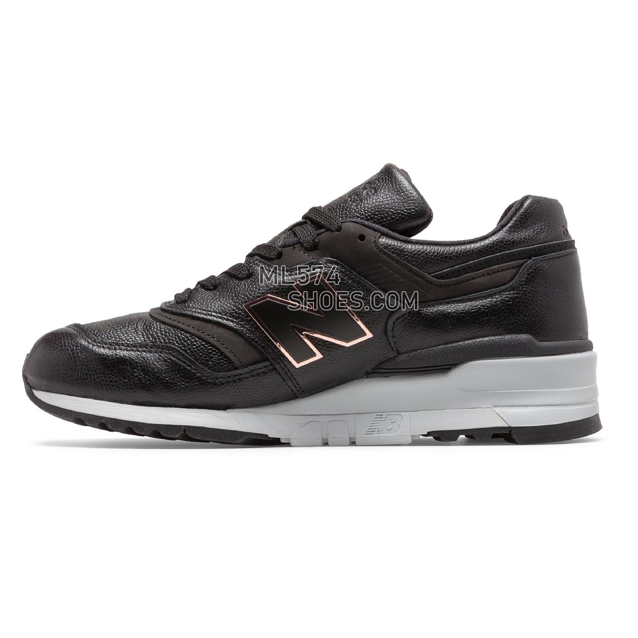 New Balance Made in US 997 - Men's Made in US 997 - Black with Grey - M997PAF