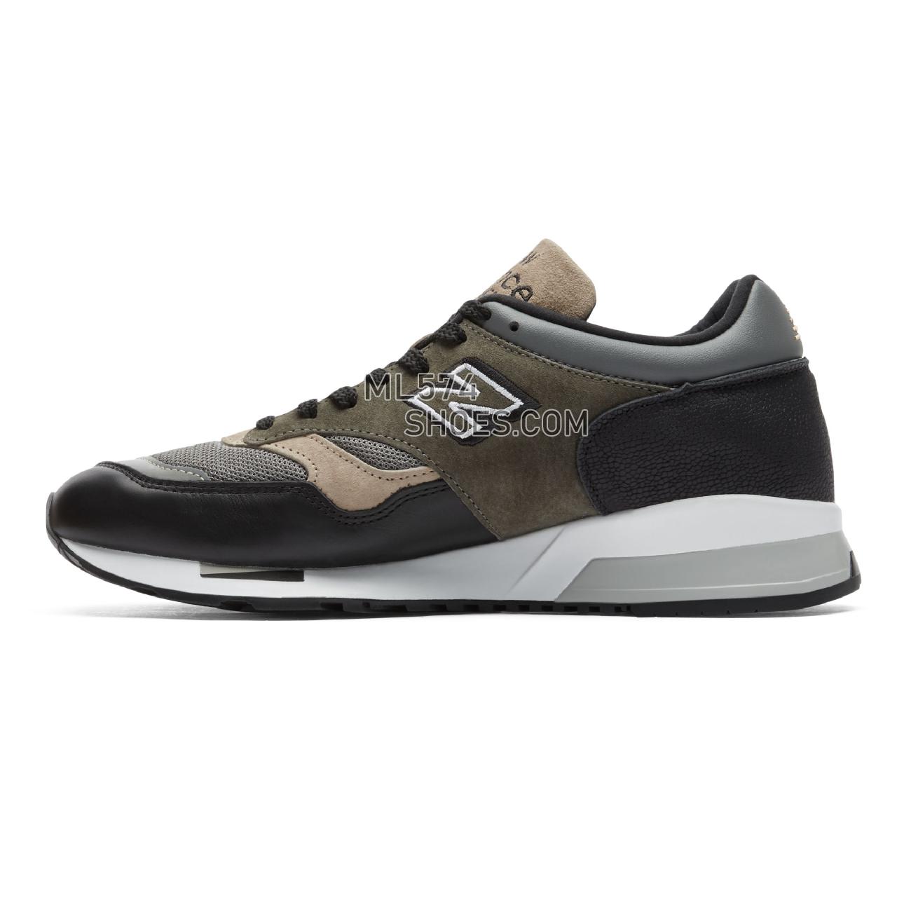 New Balance Made in UK 1500 Desert Shade - Men's Made in UK 1500 Desert Shade - Black with Grey and Sand - M1500FDS