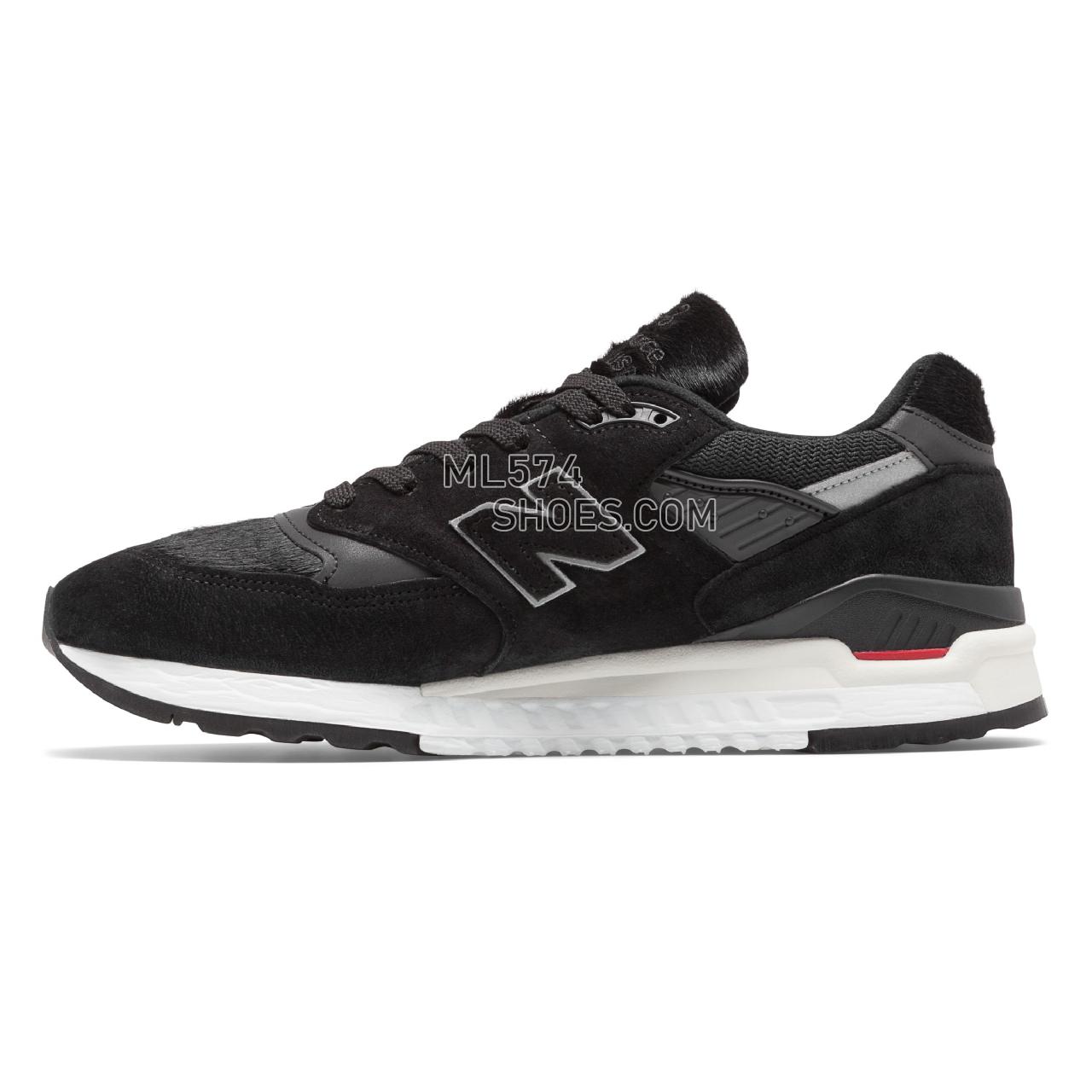 New Balance Made in US 998 - Men's 998 Made in US Classic M998-EPL - Black with Red - M998TCB