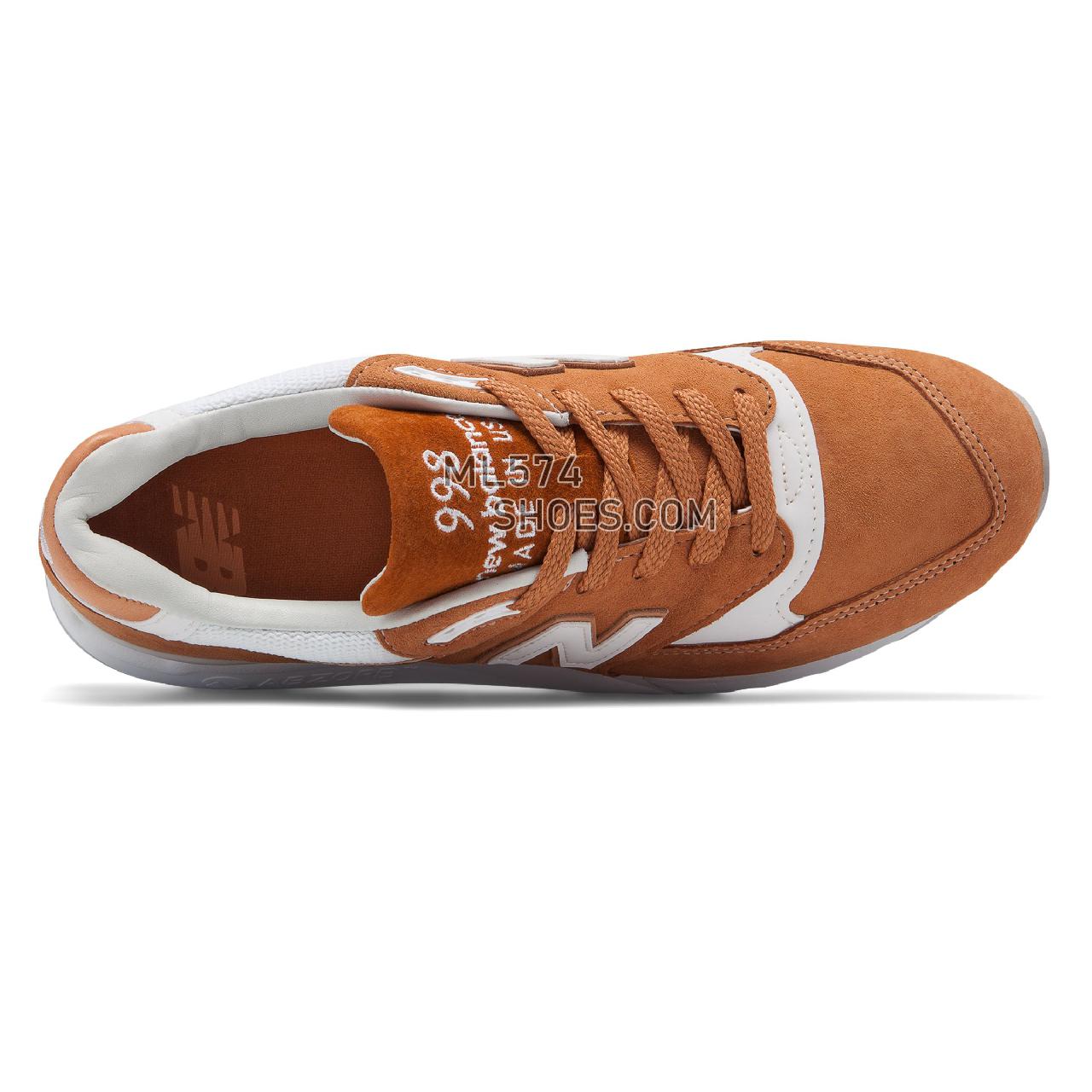 New Balance Made in US 998 - Men's 998 Made in US Classic M998-EPL - Brown Sugar with White - M998TCC