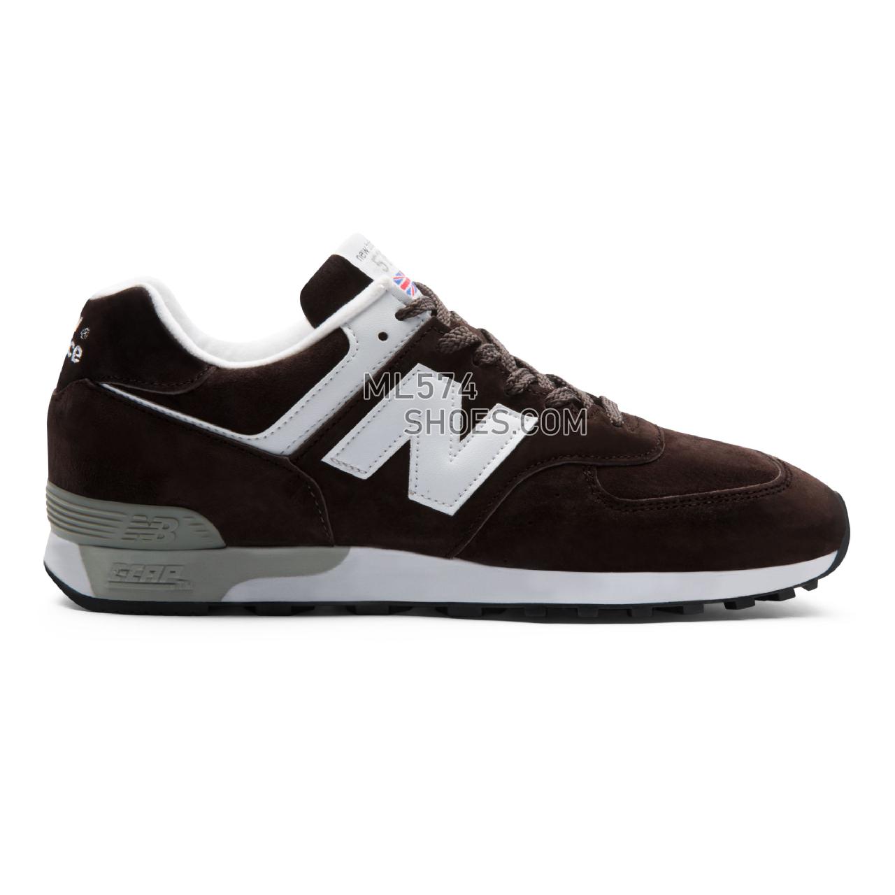 New Balance Made in UK 576 - Men's Made in UK 576 - Dark Brown with White - M576DBW