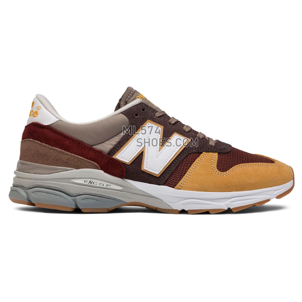New Balance 770.9 Made in UK - Men's 770.9 Made in UK Classic M7709-E - Honey with Brown Sugar - M7709FT